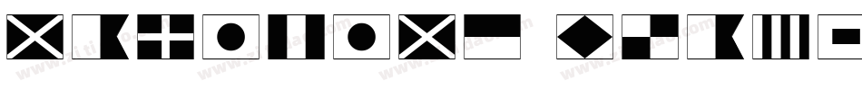 Maritime Flags字体转换